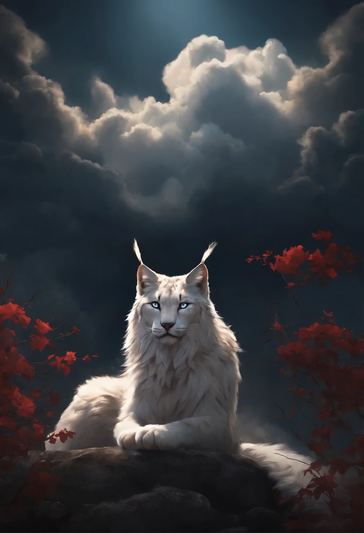 Dark history, the anime, Cloud, soft cloud, wild lynx,