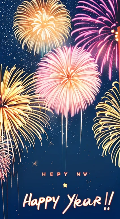 New Year&#39;s Eve Fireworks Wallpaper