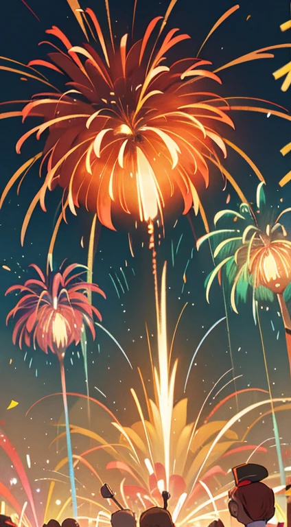 New Year's Eve Fireworks Wallpaper