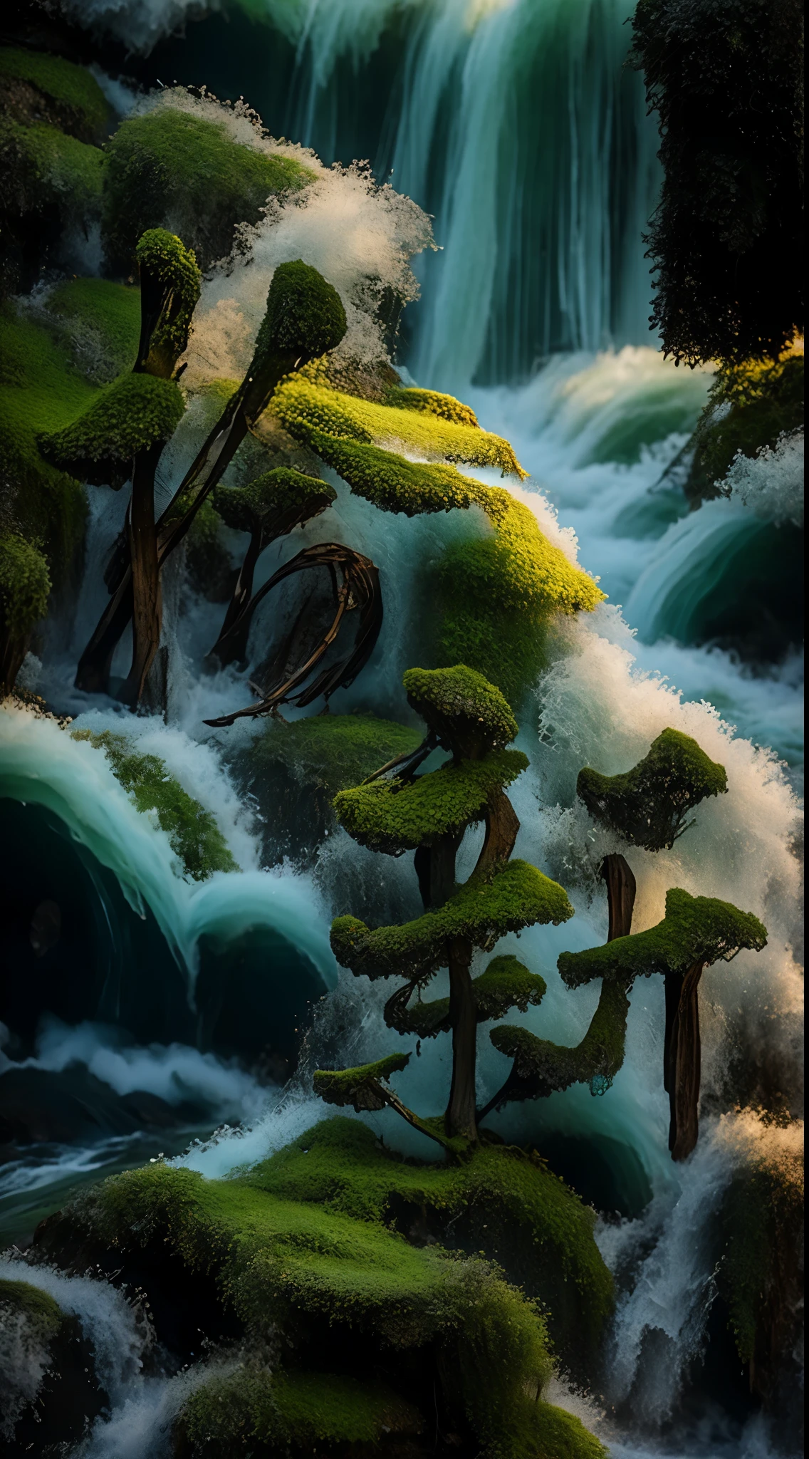Rivers, meandering, clouds, (intricate details), HDR, (intricate details, hyperdetailed: 1.2), cinematic shots, vignettes, centered