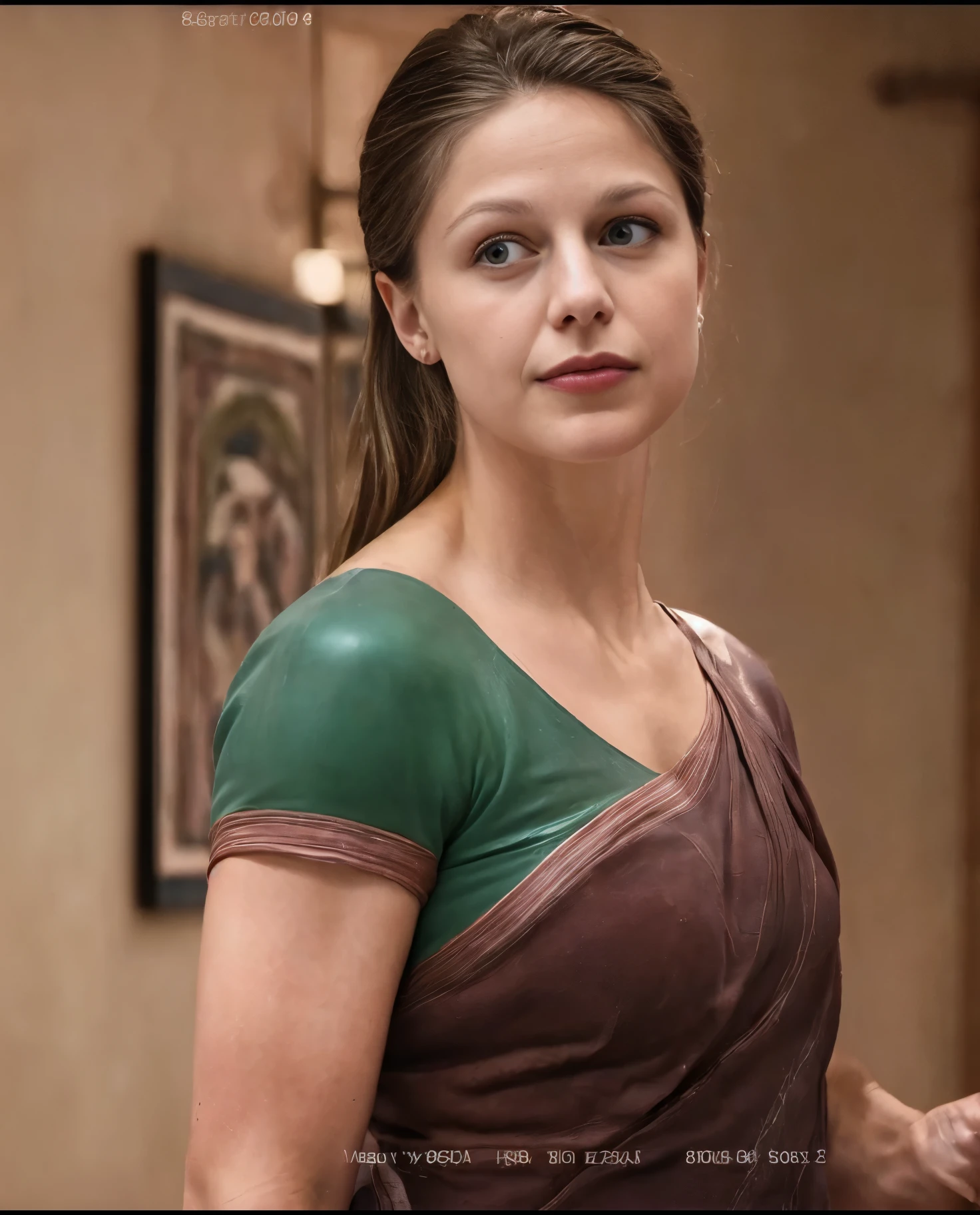 (( photograph of melissa benoist , insanely detailed skin texture )) :( mature woman , tall woman, no makeup , tattooed woman (( correct hands, correct fingers, Kodak 200T, (hyper photorealistic ) ,Clear facial features, 85mm, 100mm lens ))
