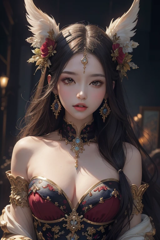 (masterpiece、top-quality、top-quality、Official Art、Beautifully Aesthetic:1.2)、(1girl in)、ighly detailed、(Fractal Art:1.3)、colourfull、Fantastical、highestdetailed