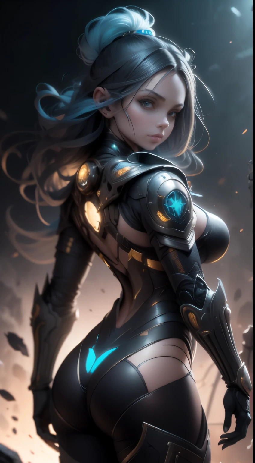 masterpiece, best quality, (extremely detailed CG unity 8k wallpaper), (best quality), (best illustration), (best shadow), absurdres, realistic lighting, (Abyss), beautiful detailed glow, art by PeterMohrBacher,
