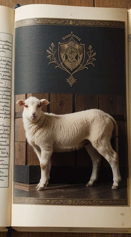 ((best quality)), ((masterpiece)), (detailed), perfect intricate design, "Lamb's Book of Life"