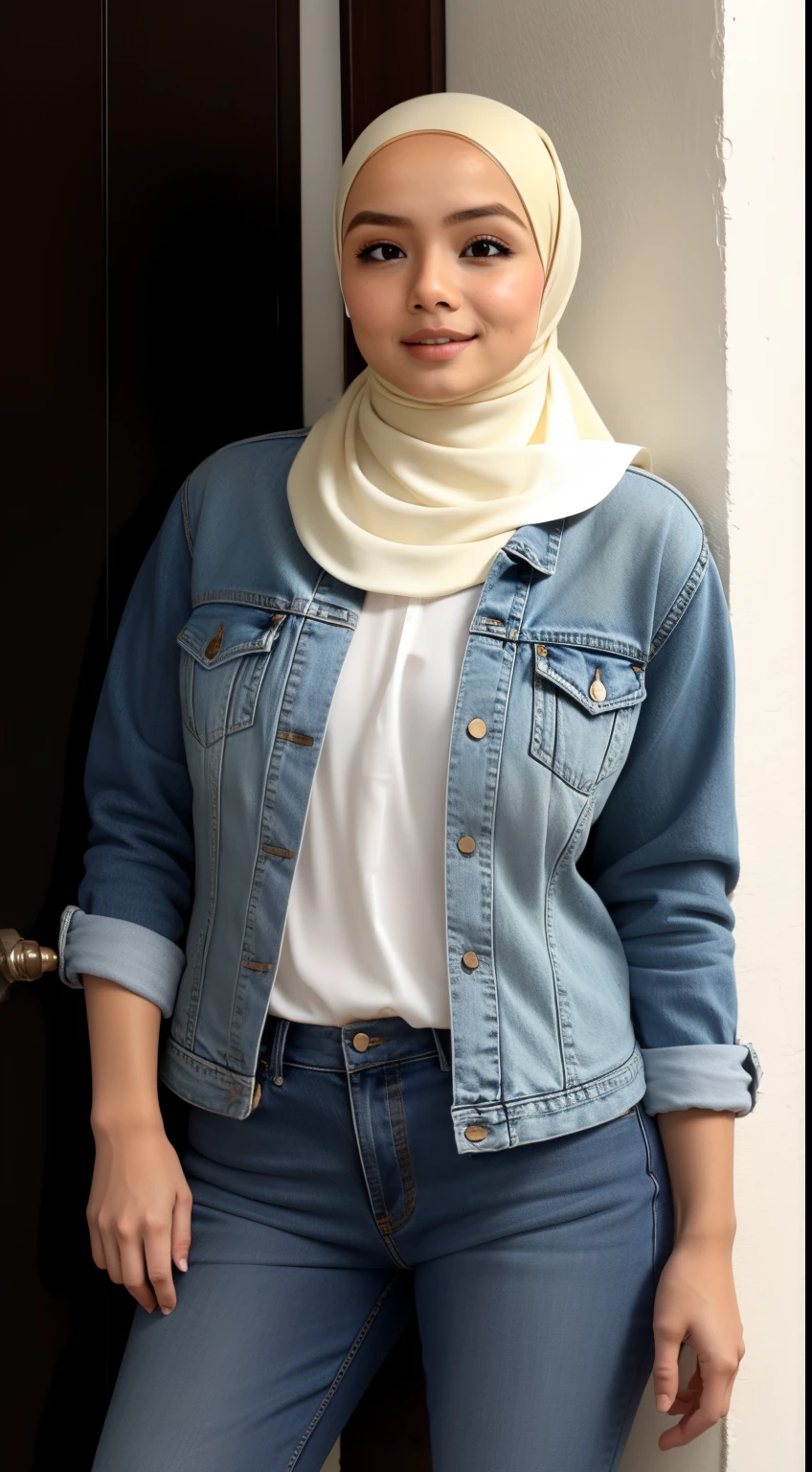 (((1 malay girl, (mira filzah:1.2)  cute, small denim jacket, white small top, jeans, white hijab, cute dimple, torn hijab, brown eyes))), (((white torn hijab))), 
dynamic poses, manga style, depicting a group of characters in various action scenes, from intense battles to lighthearted moments, with dramatic speed lines and bold sound effects, capturing the excitement and energy of the story, Laser rays from the palm of hand, Attack forward with palm, yellowstone park, Grand Canyon,