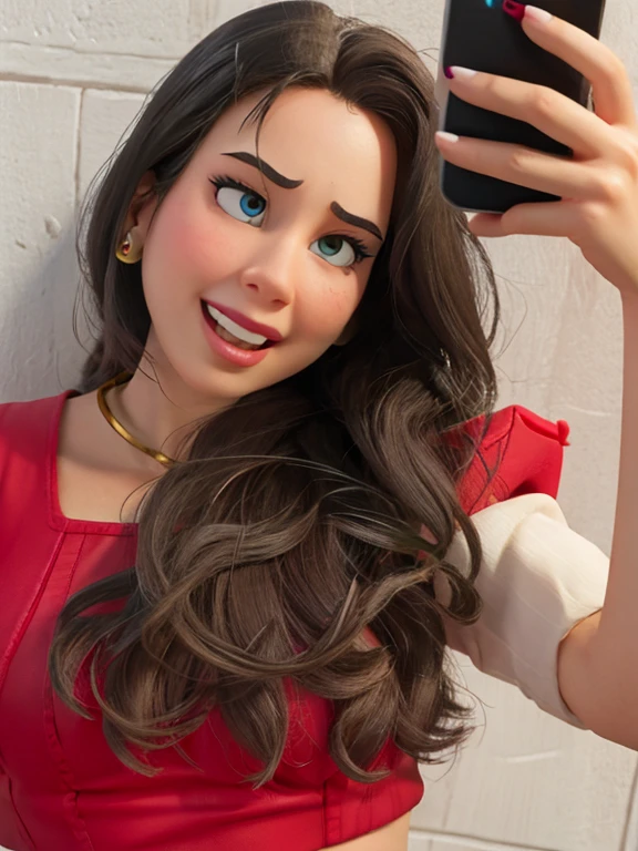 Disney Pixar style woman in high resolution