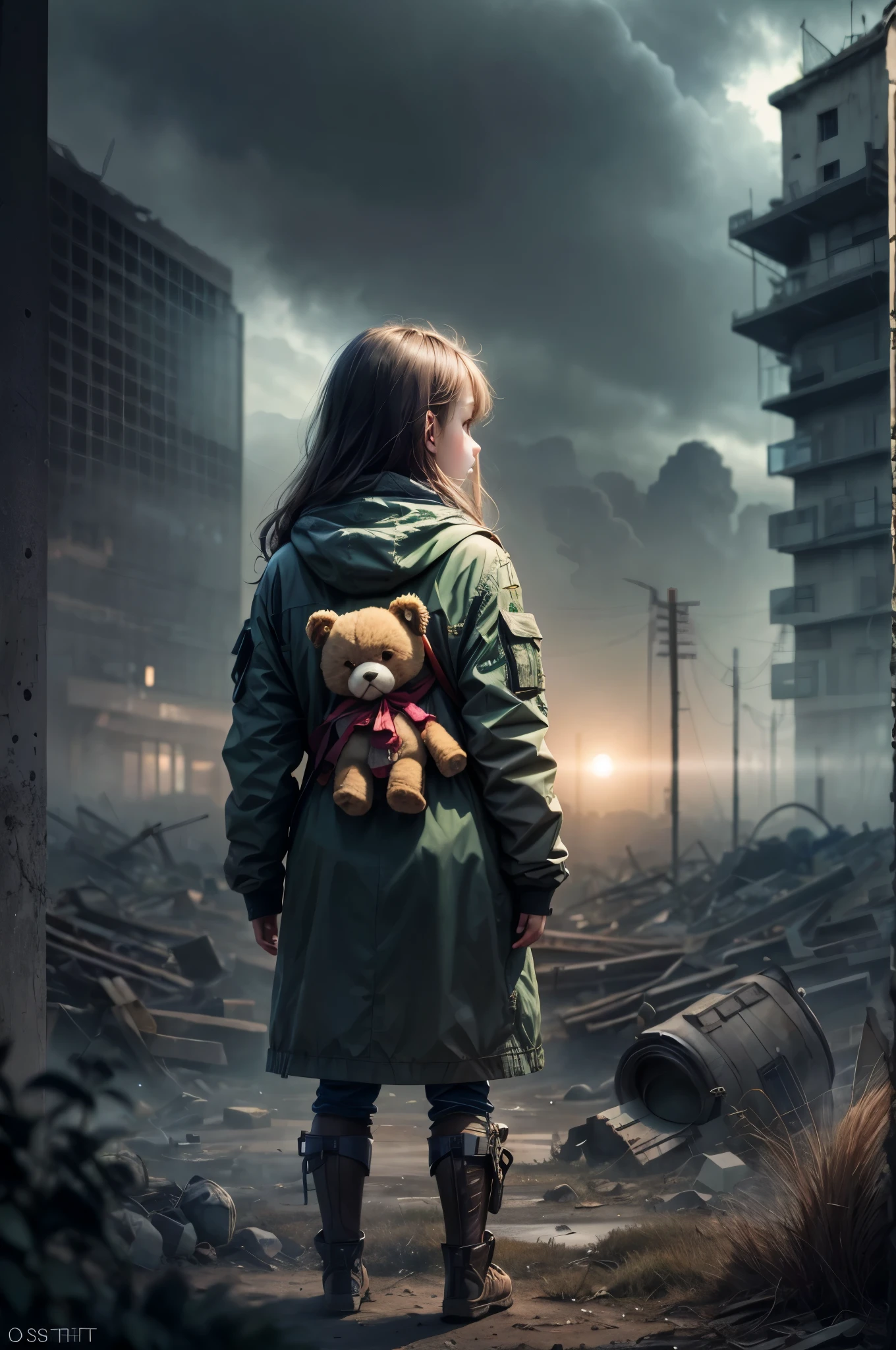 Beautyful young Girl's Expressionless Face,