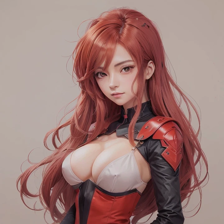 Dibujo de una mujer con falda corta y top con falda roja, Anime style character, Fanart de chicas, Boceto coloreado de alta calidad, in Anime style, Un dibujo de anime, in an Anime style, Anime style, Dibujo a todo color, Anime style drawing, female Personaje de anime, Anime woman, ink and pencil, dibujo coloreado, Personaje de anime, dibujo de dibujos animados
