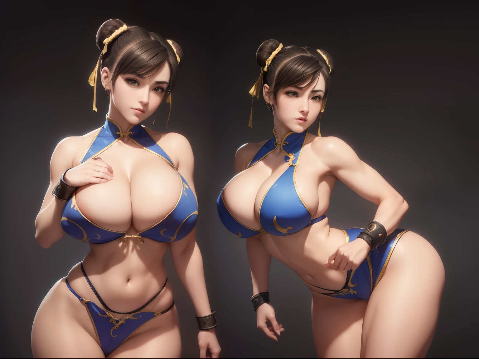(((chun li))) ((de streetfigther)) (((enormes tetas)))((8k))),((cuerpo completo))(((Amazing tits)))caliente, hermosa,((Hornie)), 8k, hiperrealista todo como un motor irreal trazado de rayos render ((estilo humano hiperealista)),(((Empty dark background))). hiperrealista todo como un motor irreal trazado de rayos render estilo humano realista ,(((Empty dark background)))., Suavemente iluminado, Intimo exquisito detalle, foco nítido, intrincadamente detallado, rewarded photography, small-catchlight, bajo contraste, alta nitidez, facial-symmetry, profundidad de campo, cinematic background, Renderizado del motor irreal, Imagen central, dream-like, Suavemente iluminado, intimo, imagen de cuerpo completo ,cuerpo completo,((tetona)),((piernas torneadas)) perfect ass ecchi