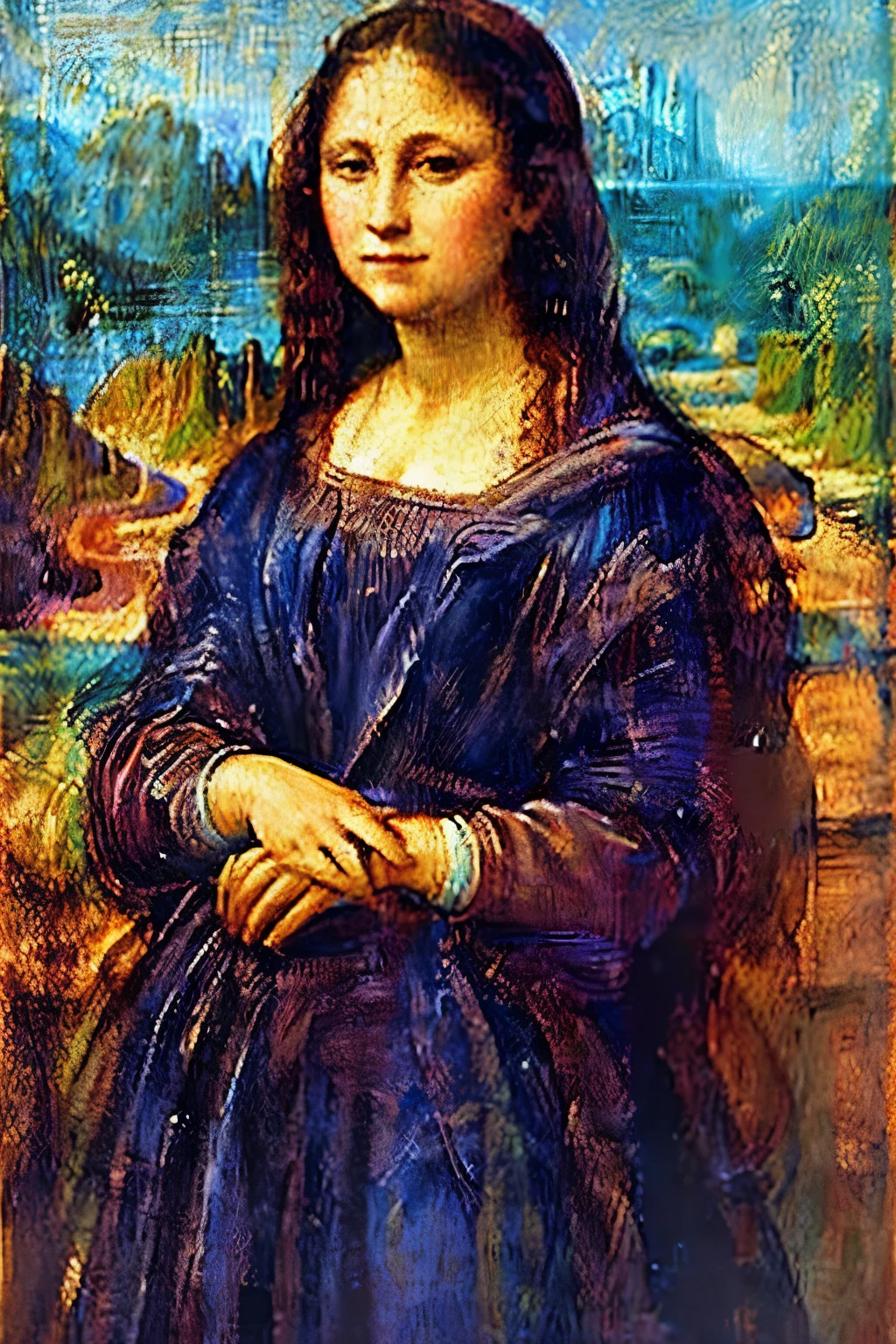 mona lisa, painting