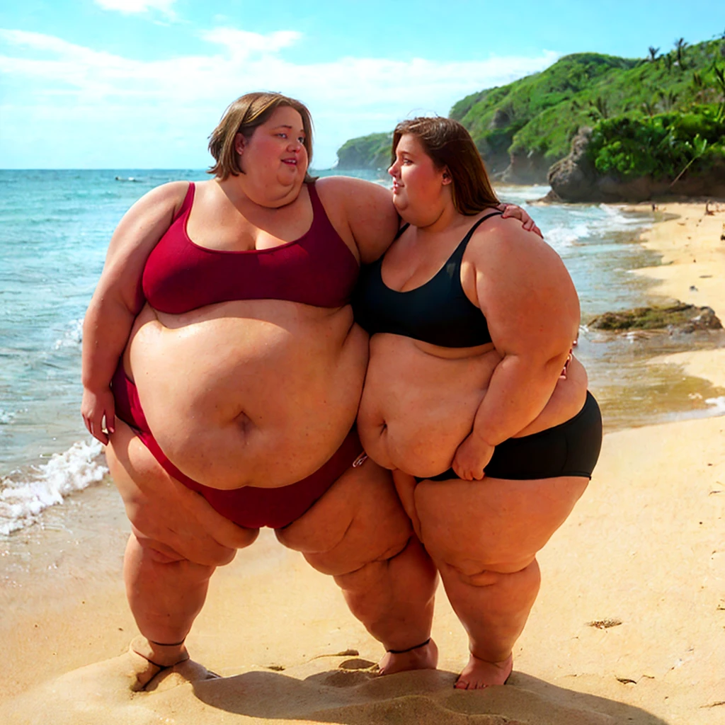 Extremely ultra morbidly obese fat body - Adele-Extremely ultra morbidly obese very round fat belly-Extremely ultra morbidly obese fat face-Extremely ultra morbidly obese fat arms-Extremely ultra morbidly obese fat legs-Extremely ultra Morbidly obese fat hands-Extremely ultra morbidly obese Feets-Beach-Gigantic enormous round belly-red Baywatch swimsuit