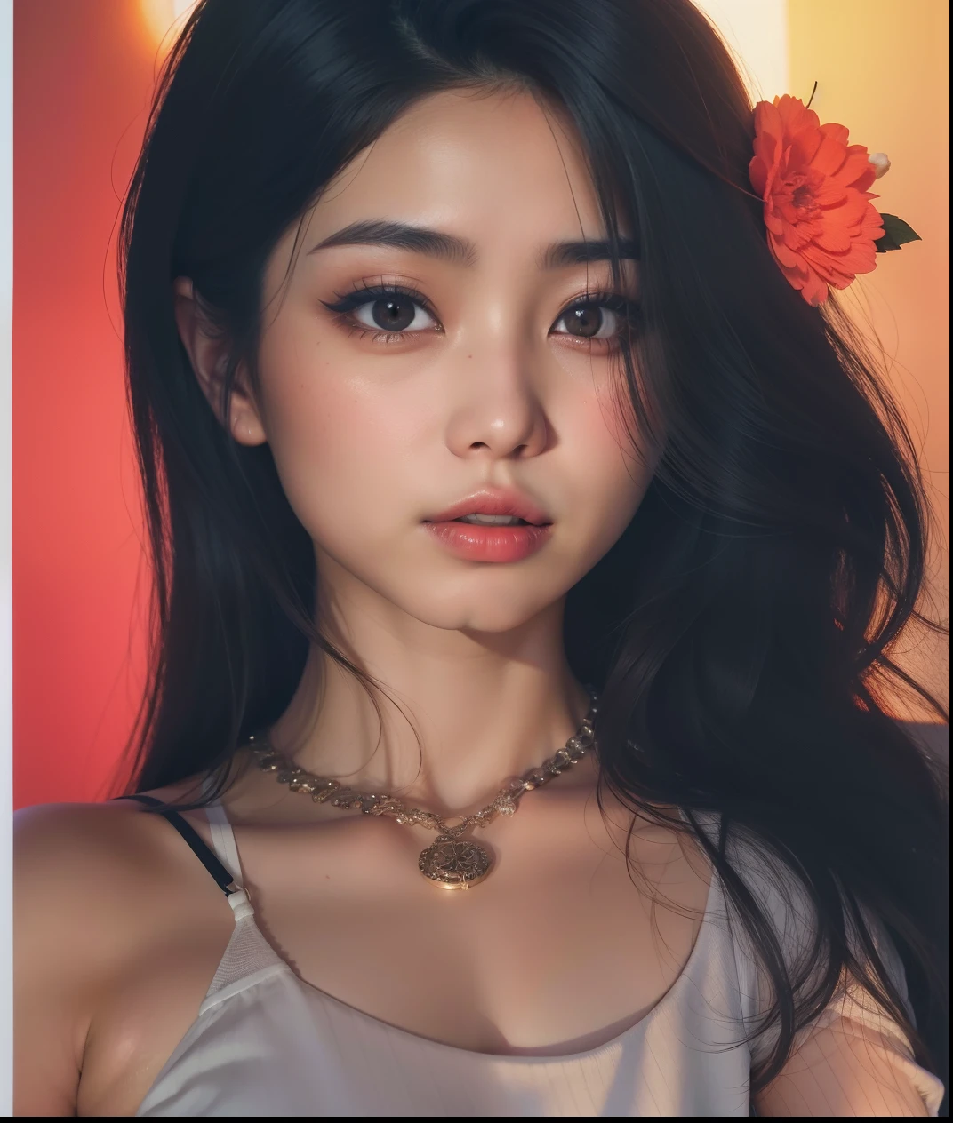 mulher loira com seios grandes posando de blusa branca na cozinha, Asian girl, half asian, beautiful Asian girl, 18 anos, Deusa loira, 2 2 anos, 21 anos, an Asian woman, Asian face, asian features, longos cabelos loiros e olhos grandes, uma loira linda, Asian woman, Deusa japonesa, asian female, blonde girl