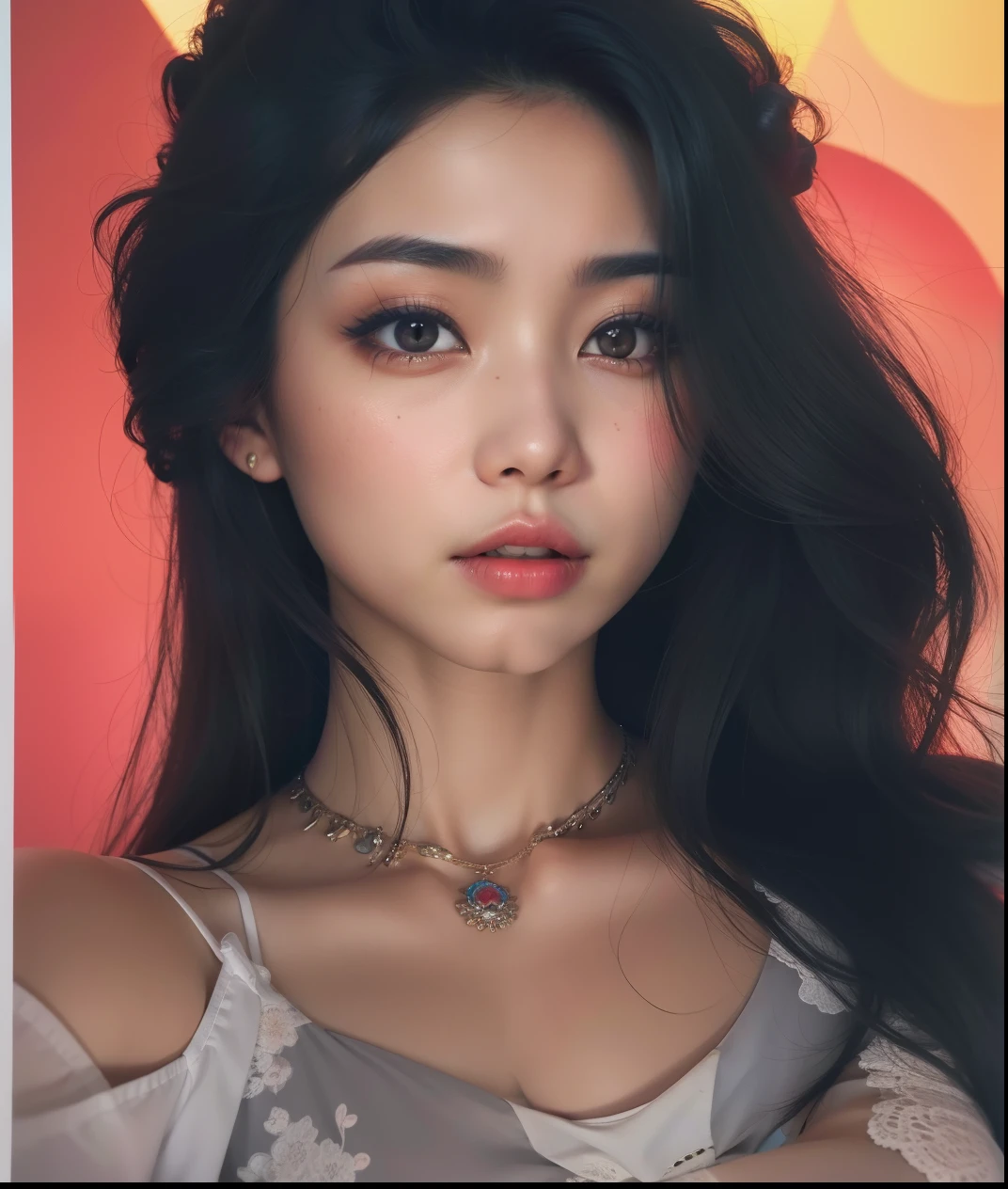 mulher loira com seios grandes posando de blusa branca na cozinha, Asian girl, half asian, beautiful Asian girl, 18 anos, Deusa loira, 2 2 anos, 21 anos, an Asian woman, Asian face, asian features, longos cabelos loiros e olhos grandes, uma loira linda, Asian woman, Deusa japonesa, asian female, blonde girl