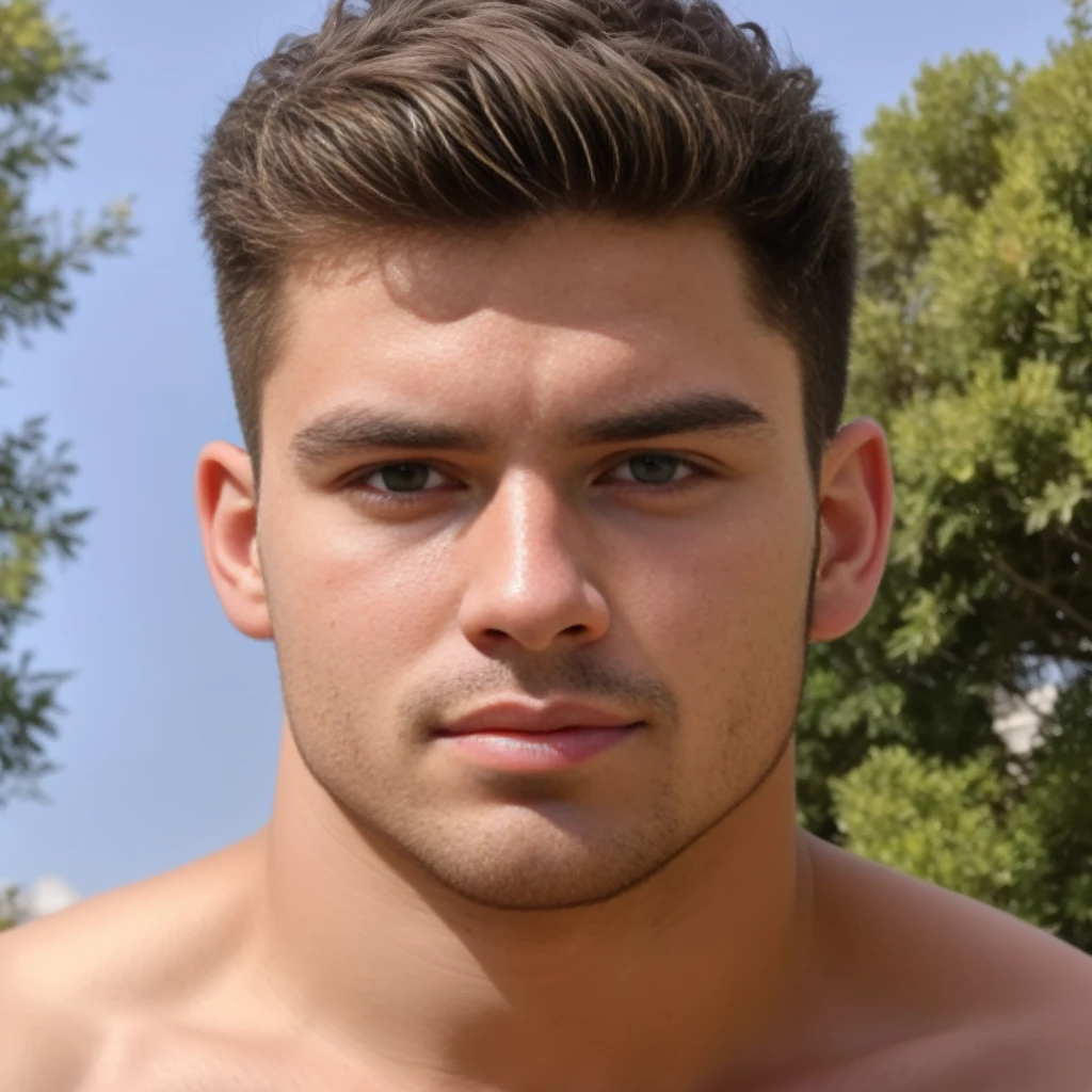 (8k, RAW Photo, Best Quality, Masterpiece), Ultra High Resolution, (realistic, photo-realistic), Professional Lighting, Detailed Lighting, Backlight, Depth of Field, Natural Lighting, Sharp Focus, Realistic Face, Eyes detailed, realistic eye, Detailed shadow, portrait man arafed, handsome Attractive face, Attractive man, Beautiful male face, perfect handsome face, Male face, handsome male, Beautiful detailed face, Young Greek man, handsome young man, handsome impressive realistic, Male model, beautiful face, medium shot of a handsome man