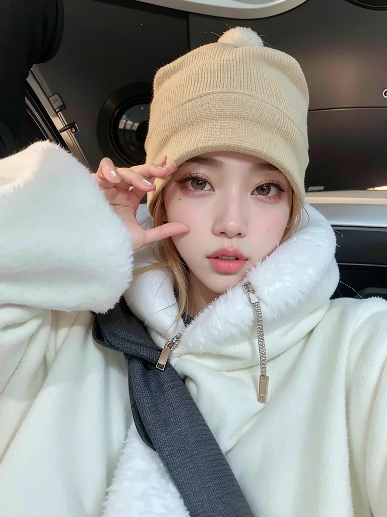 hay una joven con una bata blanca y un sombrero, Parque Roseanne de Blackpink, Sun Yunjoo, Jossi de Blackpink, ulzzang, Kim Doyoung, Lalisa Manobal, Lalisa Manoban de Blackpink, Wan adorable cara coreana, Jinyoung Shin, #Oc, # Oc, frio como ! 🧊, Heonhwa Choe