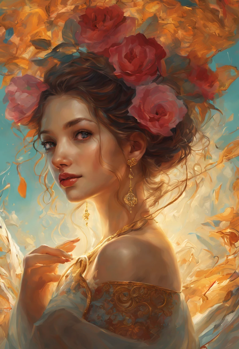 art by Vladimir Volegov,Virgin,digital art 8k,Jean-Baptiste Monge style, bright, beautiful,splash, Glittering , cute and adorable,filigree , rim lighting, lights, extremely , magic, surreal, fantasy, digital art, , wlop, artgerm and james jean, , sf, intricate artwork masterpiece, ominous, matte painting movie poster, golden ratio, trending on cgsociety, intricate, epic,trending on artstation