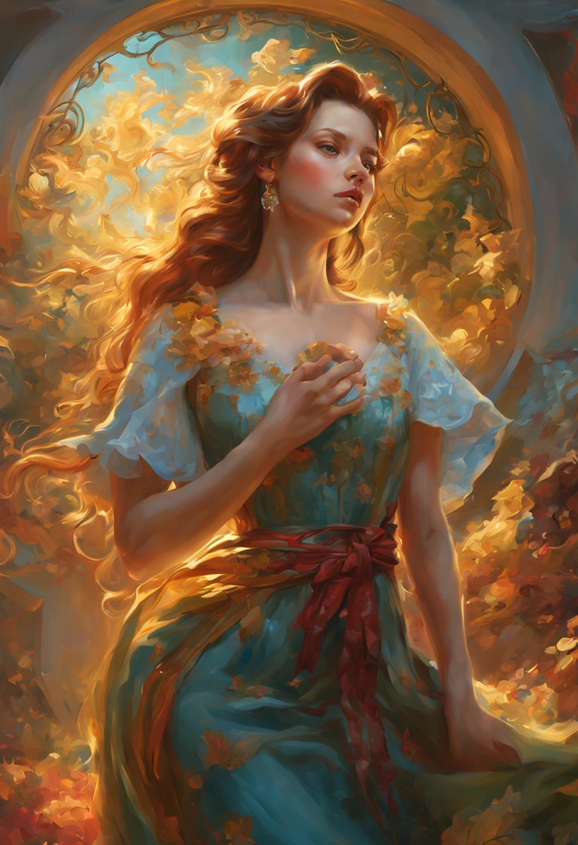 art by Vladimir Volegov,Virgin,digital art 8k,Jean-Baptiste Monge style, bright, beautiful,splash, Glittering , cute and adorable,filigree , rim lighting, lights, extremely ,  magic, surreal, fantasy, digital art, , wlop, artgerm and james jean, , sf, intricate artwork masterpiece, ominous, matte painting movie poster, golden ratio, trending on cgsociety, intricate, epic,trending on artstation