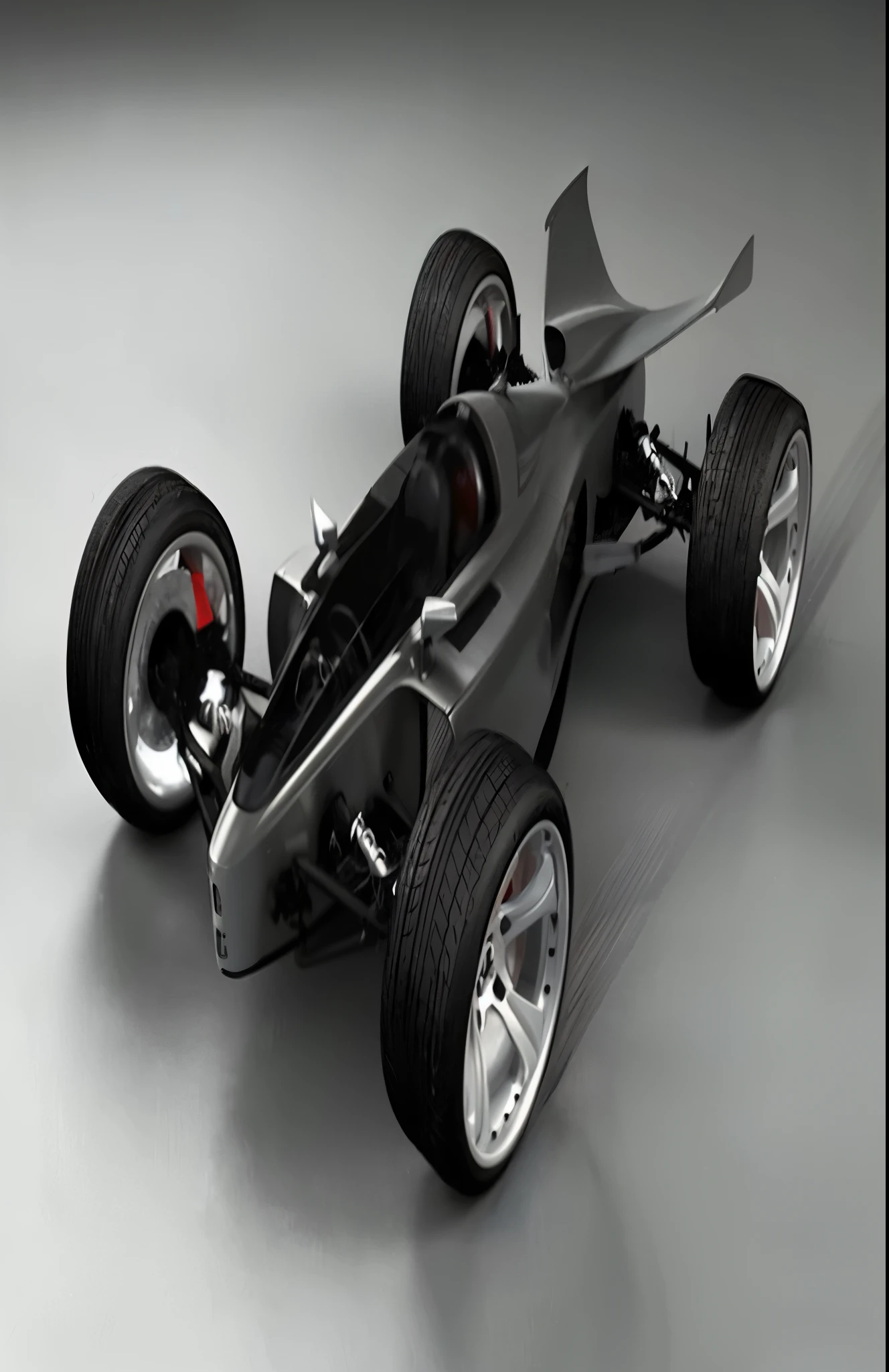a close up of a car with a large wheel on a gray surface, vehicle concept photo!!, concept automobile design, futuristic car concept, futuristic concept car, car concept, concept car, concept car design, futuristic product car shot, futuristic vehicle, futuristic car, futuristic chrome vehicle, excellent 3d render, prototype car, racecar, automotive design art, futuristic suzuki