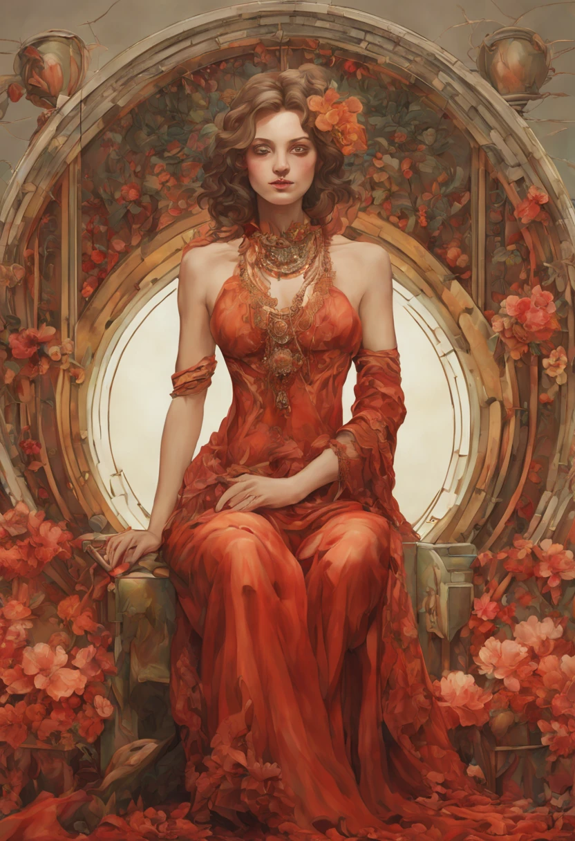 (masutepiece, absurderes, Highly detailed:1.3), Dream state, Digital Painting beauty, (Sitting, Mature, slim, slender,) view the viewer, (masutepiece), (Best Quality:1.2), absurderes, Convoluted details, skin indentation, cleavage, Huge breasts, (Highly detailed skin:1.2), (Authors:Alphonse Mucha Echo Chernik Megan Laura Cho Vinchan), Sharp Focus, Soft and colorful, Centered, simmetry, painterly, Convoluted, voluminetric lighting, Beautiful, Farbe with rich depth, ultra-detailliert, Digital Painting, Mysterious magic, Focused, Lush Farbe, Canon EOS 5d Mark IV and Fujifilm Superior X - TRA 400 film, (Extremely Detailed Oil Painting:1.2), glow effect, godrays, handdraw, rendered, 8K, rendered by octane, 4D Cinema, blender, Dark, Ultra-refined atmospheric 4K, Cinematic , Sharp Focus, humorous illustration, great depth of field, masutepiece, Farbe, 3D octane rendered, 4K, concept-art, trending on artstationh, hyper realisitic, Vibrant and Farbe Aya, Extremely detailed CG unified 8K wallpapers, trending on artstationh, Trending on CGSociety, Convoluted, high detailing, Dramatic,1girll,Pond photography,(Red transparent underwear),Red stockings,(Red transparent lace panties),panty-less,(((Camel moving the clitoris,(((leg loops))),neck rings,((Wearing a watch,choker necklace)),Sit cross-legged,(full body Esbian:1.5)、