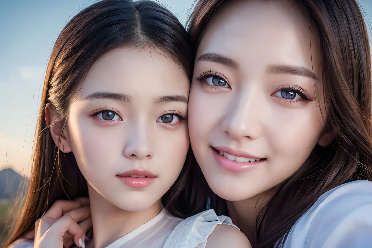 (8k, RAW photo, photorealistic:1.25) ,( lip gloss, eyelashes, glossy finish, glossy skin, best quality, super high resolution, depth of field, chromatic aberration, caustics, wide light, natural shadow, Kpop idol) look with serenity and goddess-like bliss to the spectators,