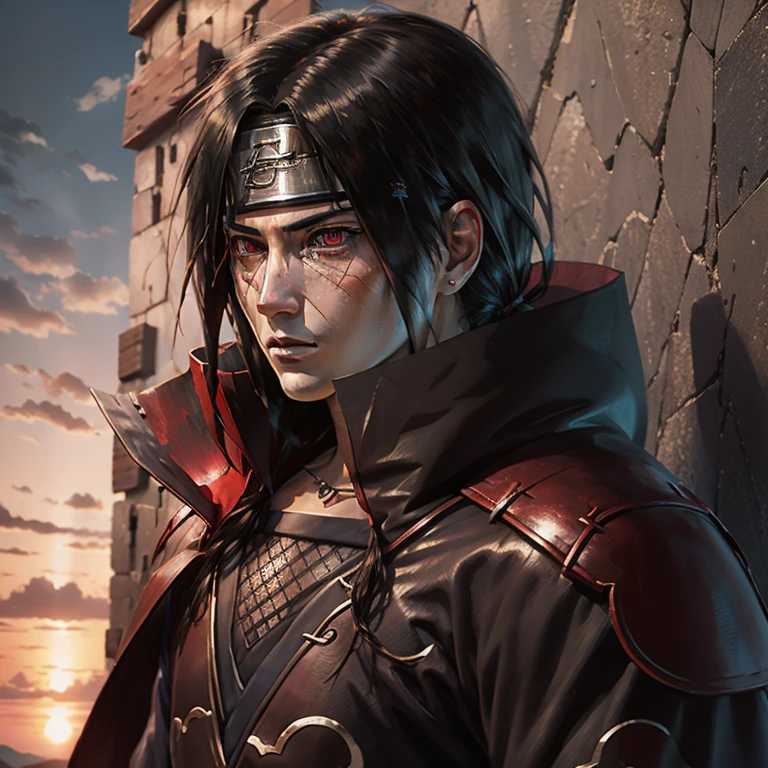 visage seulement, well detailed, Itachi aventureux, itachi convainquant