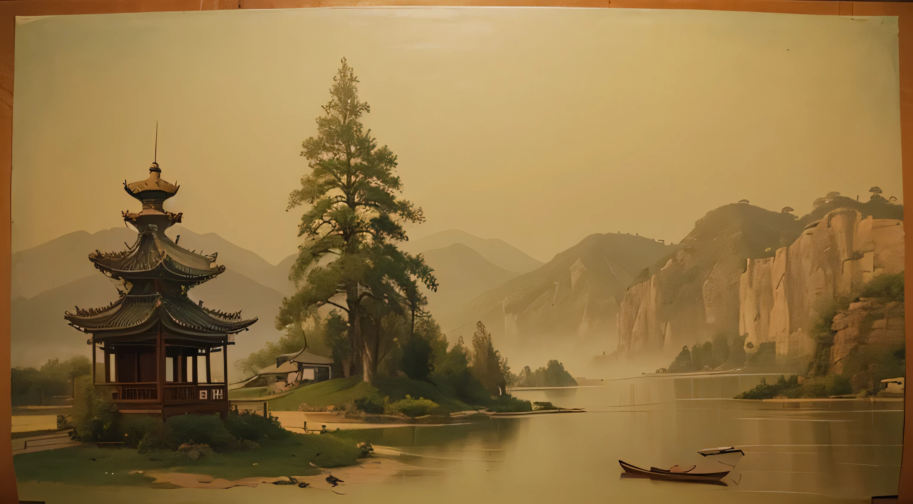 PPT background，Ancient China was contended by a hundred schools of thought，Ancient painting style，a person，Zengzi