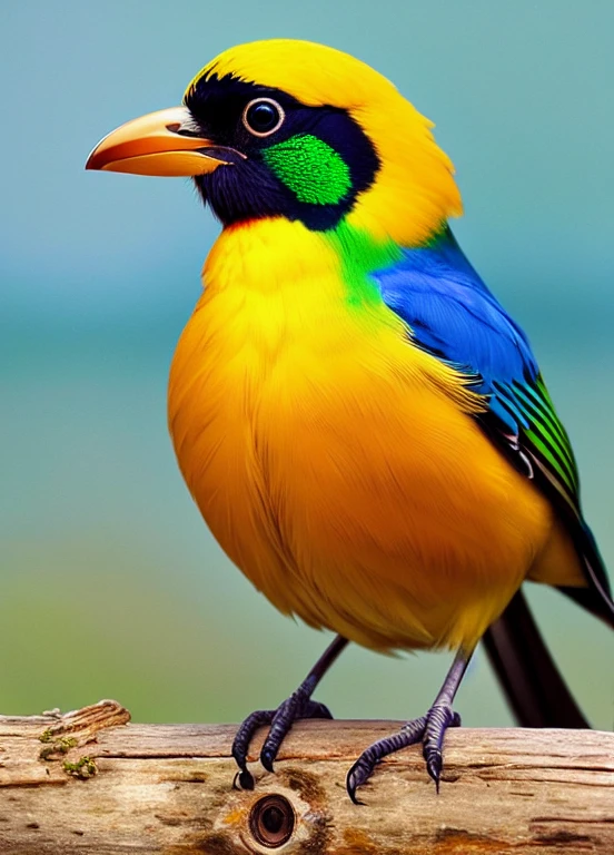 (Masterpiece, Best Quality,1.2beautiful colorful bird,Realistic,1.5