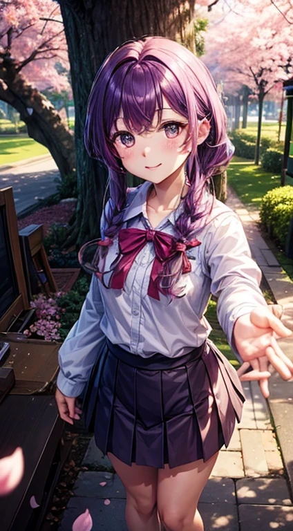 purplish hair