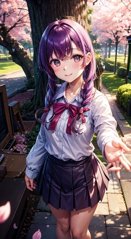 purplish hair