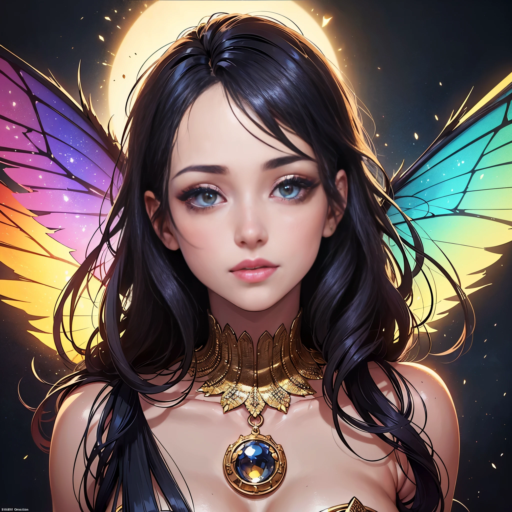 (masterpiece, top quality, best quality, official art, beautiful, cosmic, atmospheric, psychedelic, dreamlike and aesthetic:1.2), (1girl, black punk rock mohawk hair, tons of tattoos and piercings, super huge enormously gigantic tits), extreme detailed,(fractal art:1.3),colorful,highest detailed, cherry blossoms and butterflies blowing in the wind 