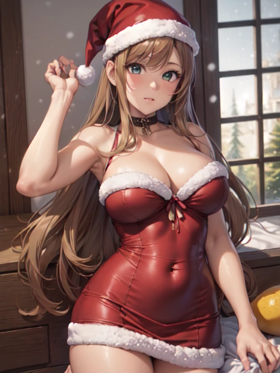 (obra prima:1.5),(um personagem animado:1.3)(24 anos,high school students:1.3),detalhes muito precisos,(Ultra high resolution:1.5),(o CG Unity 8K Wallpapers extremamente detalhado:1.4),(Realistic,Fotorrealista,hyper-realisitic:1.4),(Um esguio:1.4),(corpo feminino perfeito:1.4),(curva,model,Glamour:1.5),beautiful breasts,Cor_Aberration,bela sombra detalhada,Olhos bonitos,Corpo bonito,pele bonita,beautiful hands,(Aesthetic anime Eyes:1.4),Quarto iluminado,perfect lighting,(Papai Noel:1.4),(olho laranja,cabelo laranja claro:1.5),(Coroa meio para cima:1.4),(seios grandes:1.2),(sorrir:1.4),(is standing:1.3),Papai Noel ,(vestido de Papai Noel:1.4),(Traje de Papai Noel:1.4),(wearing a red Papai Noel costume:1.5),(santa hat:1.4),(Saia Vermelha do Papai Noel:1.4),(Clima natalino,Christmas tree,Isso'It's snowing outside the window,sala de estar:1.4),
anime,s anime encantadoras,Petite and curvy lolitalescente anime bonito sedutor,menina aniita,meninas anime enoras,Smooth anime CG Art,mulher bonita sedutora do anime,Ilya Kuvshinov de cabelos compridos,Best anime Girls,menina anime bonito,