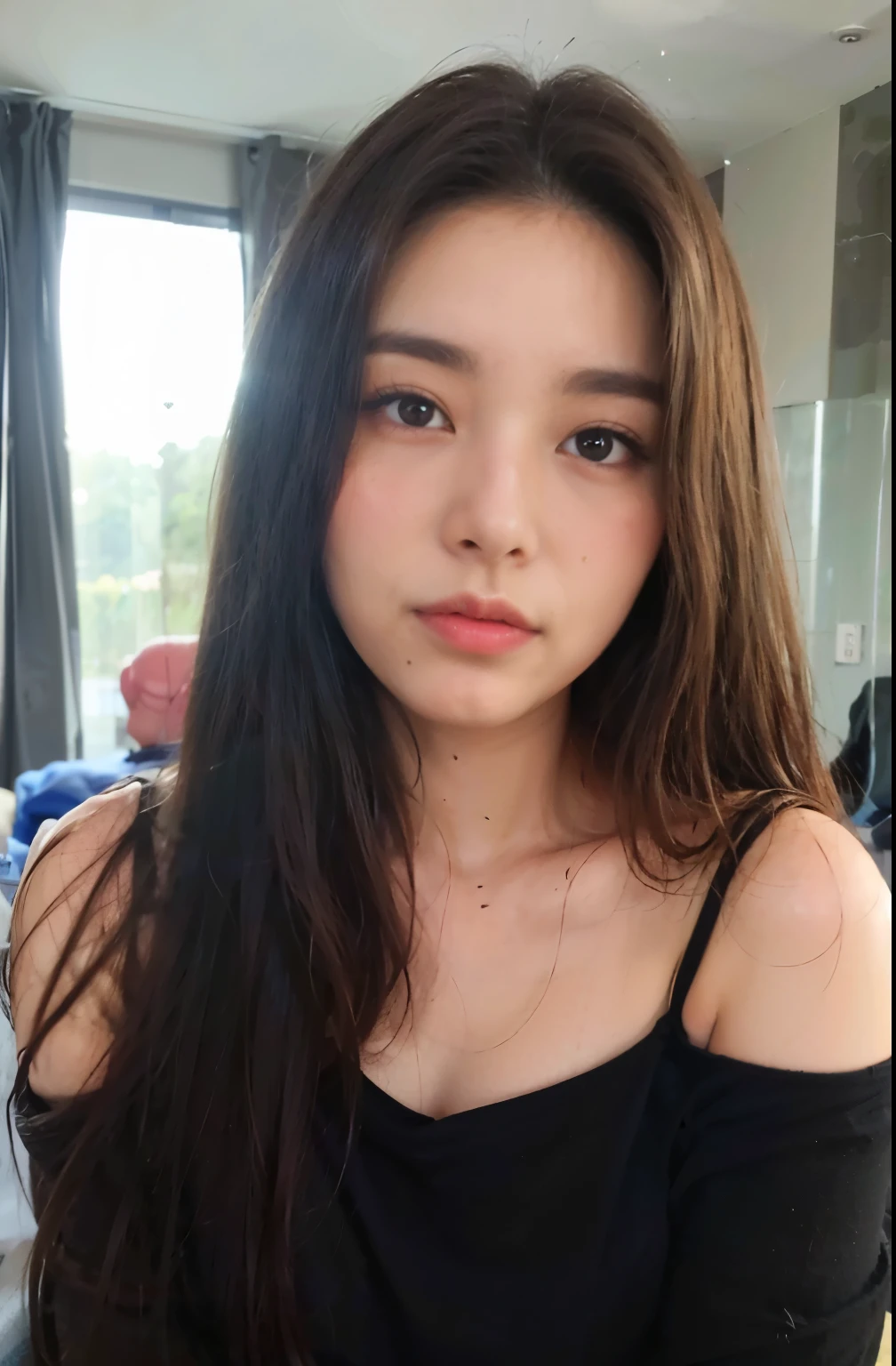 (8k, RAW photo, best quality, mastery:1.3), (realistic, photo-realistic:1.37), (looking viewer:1.331), (brunette hair), posing, Singapore street, nightcityscape, cyberpunk city, soft light, 1girl, full body, extremely beautiful face , Perfect body proportions, (small face: 1.1), bust, casual hairstyle, smile, big eyes, (off-shoulder slip mini dress, cowboy boots), mix4, detailed eyes