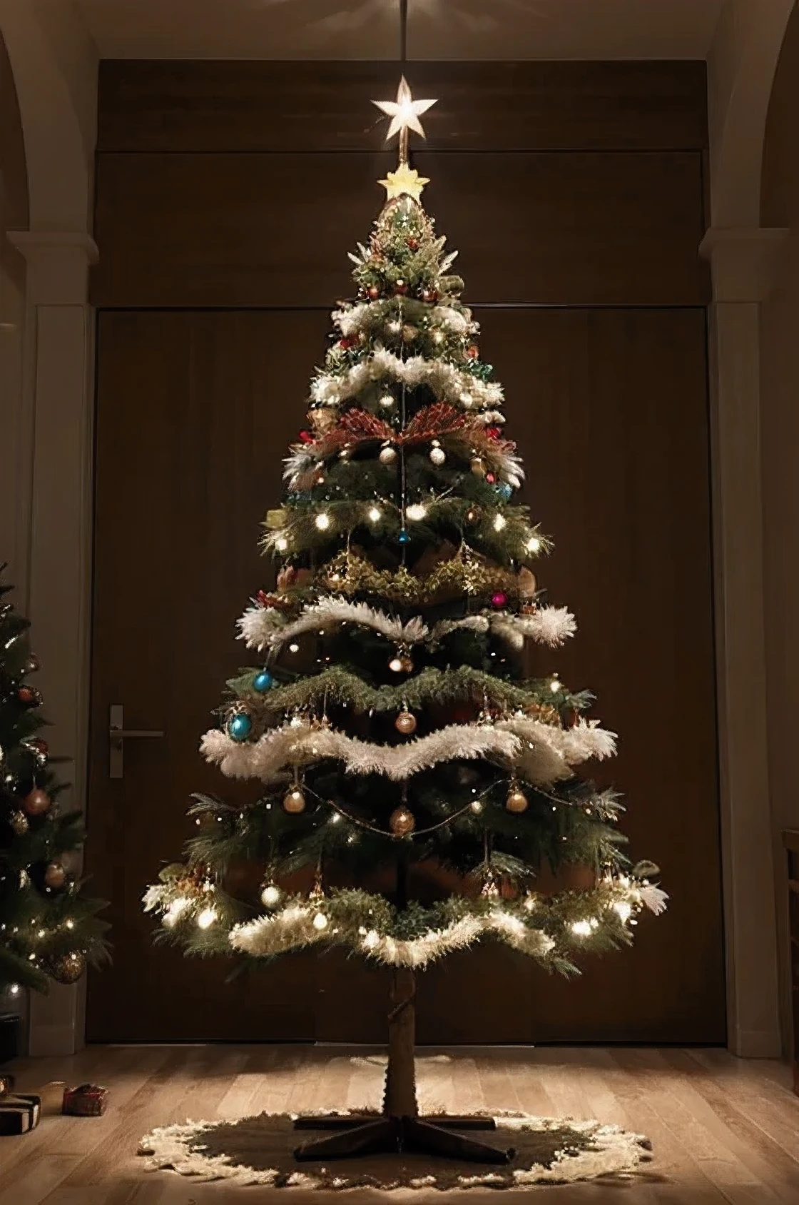 Criar Arvore de natal com enfeites coloridos