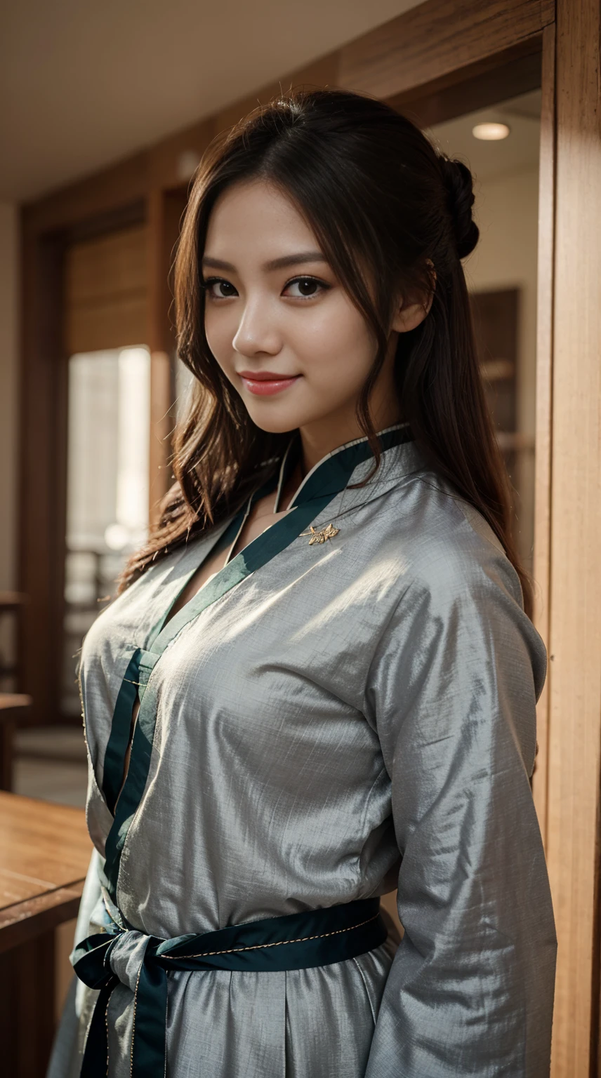 Beautuful Women，Gorgeous Hanfu，ssmile，The picture quality is excellent ，