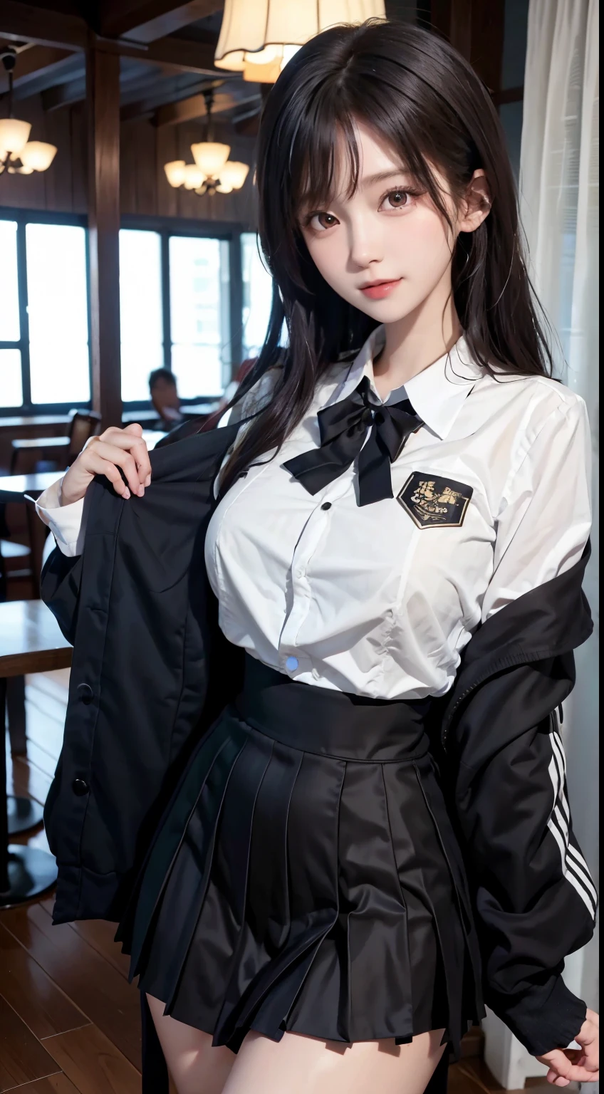 majicMIX is realistic， （RAW photogr：1.2）， （realisticlying：1.4）， Beautiful Meticulous Girl， short detailed hair， showing off panties， showing off panties， Panty shots， Highly detailed eyes and face， 美丽细致的眼睛， absurderes， Incredibly Ridiculous res， hugefilesize， ultra-detailliert， A high resolution， highly  detailed， best qualtiy， tmasterpiece， kemomimi， （（（Japan Girls' High School Junior High School Uniform，semi transparent））， illustratio， The is very detailed， CG， unified， 8k wallpaper， That's great，finely detailled，Highly detailed CG uniform 8k wallpaper，light in face，cinmatic lighting， girl，frontage，pleatedskirt，blazer jacket，sea beach，ssmile