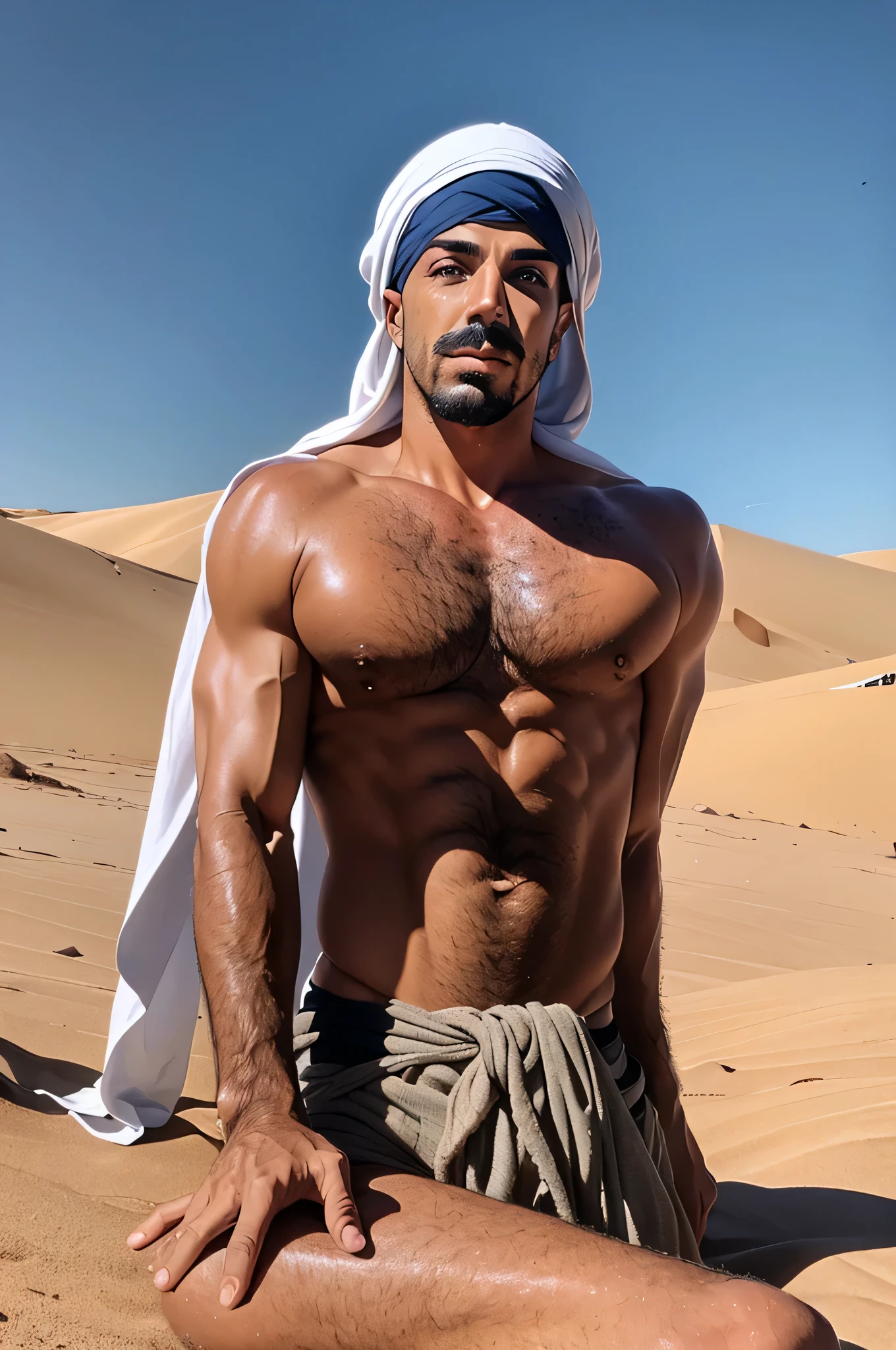 faaris azura, arabic, arab, thobe, keffiyeh, faaris azura, model, turban, desert, UAE, long distance
