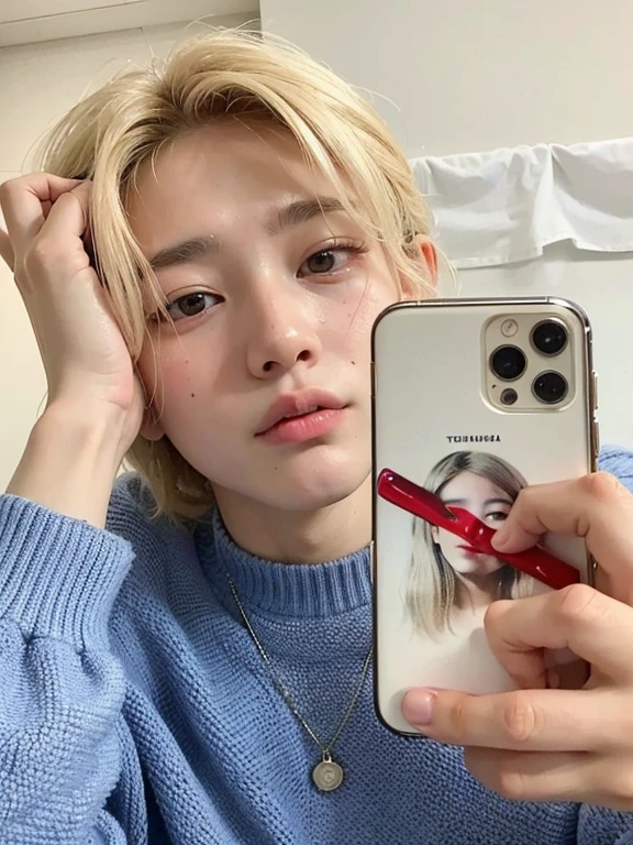 Hay un hombre de pie tomandose una selfie en el espejo..., Jung Jaehyun, Wan adorable cara coreana, 1 7 years - thin-faced child, Kim Doyoung, Jimin\swollen right eyelid, tommy 1 6 years old, Todos del grupo NCT, he is about 2 0 years old, he is about 20 years old