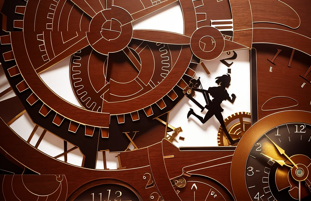 Color painting of clock with roman numerals, The flow of time. complex shapes, Color and white vector art, infinite space clock background, Clockwork machinery, detailed steampunk illustration, illustration black outlining, steampunk themed images, mechanical clock, steampunk background, line art behavior hd, caught in The flow of time, line art