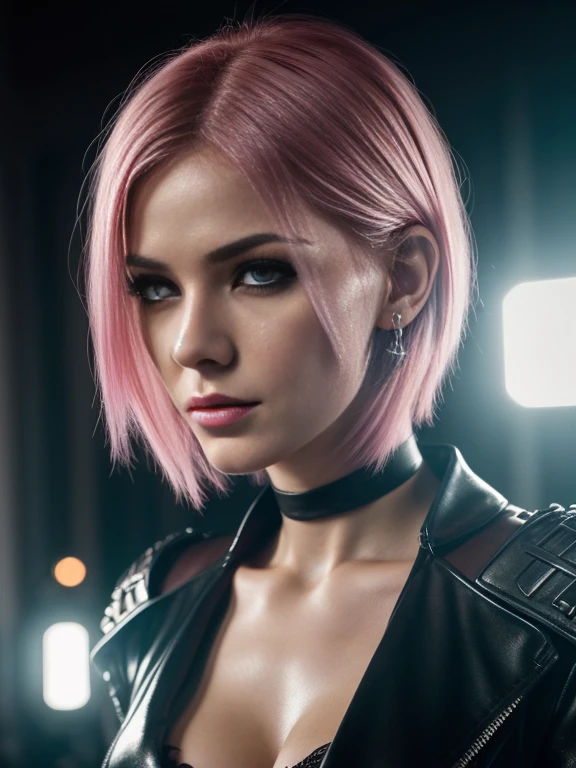 Pink hair, (Short Hair: 1.2), purple eyes, attractive lips, stunningly beautiful woman, sexy sorceress robes, posing like a professional model, feminine form, big breasts, cleavage, sexy midriff, stunningly gorgeous, flirty and playful, film photography, extreme detail, 4k, ultra hd, Anna Dittmann, hyperrealism, trending on artstation, polished, photorealistic, backlight, hair light, 8k ultra hd. 23 years old , Passionately , Perfect body , Full body clothed view, Tall , Skinny legs, Thigh big gap , Babe , Long legs , Beautifull , Diamond face shape , Doll facial features , Giant upturned eyes , pink Hair color , Pale skin , Soft redish skin , , long neck, Punk , , Thirsty open-mouthed, Bad girl , cute out sticking ears, Perfect round lips , Ultra detailed eyes , Strong mascara , Green eyes , Large fluffy eyebrows, 25mm Diva black eyelashes , (Amazing facial features) Looking forward ,, True - Life , aesthetic studio room , Reflector light , Masterpiece, Realistic, art of ANNIE LEIBOVITZ, Textured skin , Highest-quality , High Detailed photo , 8k, Canon EF 50mm f/1.8 STM, High detail RAW color art, animation, realistic, (((ultradetaled elegant, beautiful face))), (crucifixion), white skin, (((Red Cross syster praying))), (goth makeup), wearing black and whit latex catholic robe, magical atmosphere, (focus on face), (((dark city street and background))), (detailed skin, skin texture), (intricately detailed, fine details, hyperdetailed), raytracing, subsurface scattering, diffused soft lighting, shallow depth of field, by (Oliver Wetter), by Leonardo d