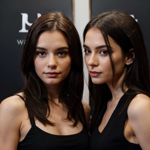 Conjoined twins, attatched by the heads