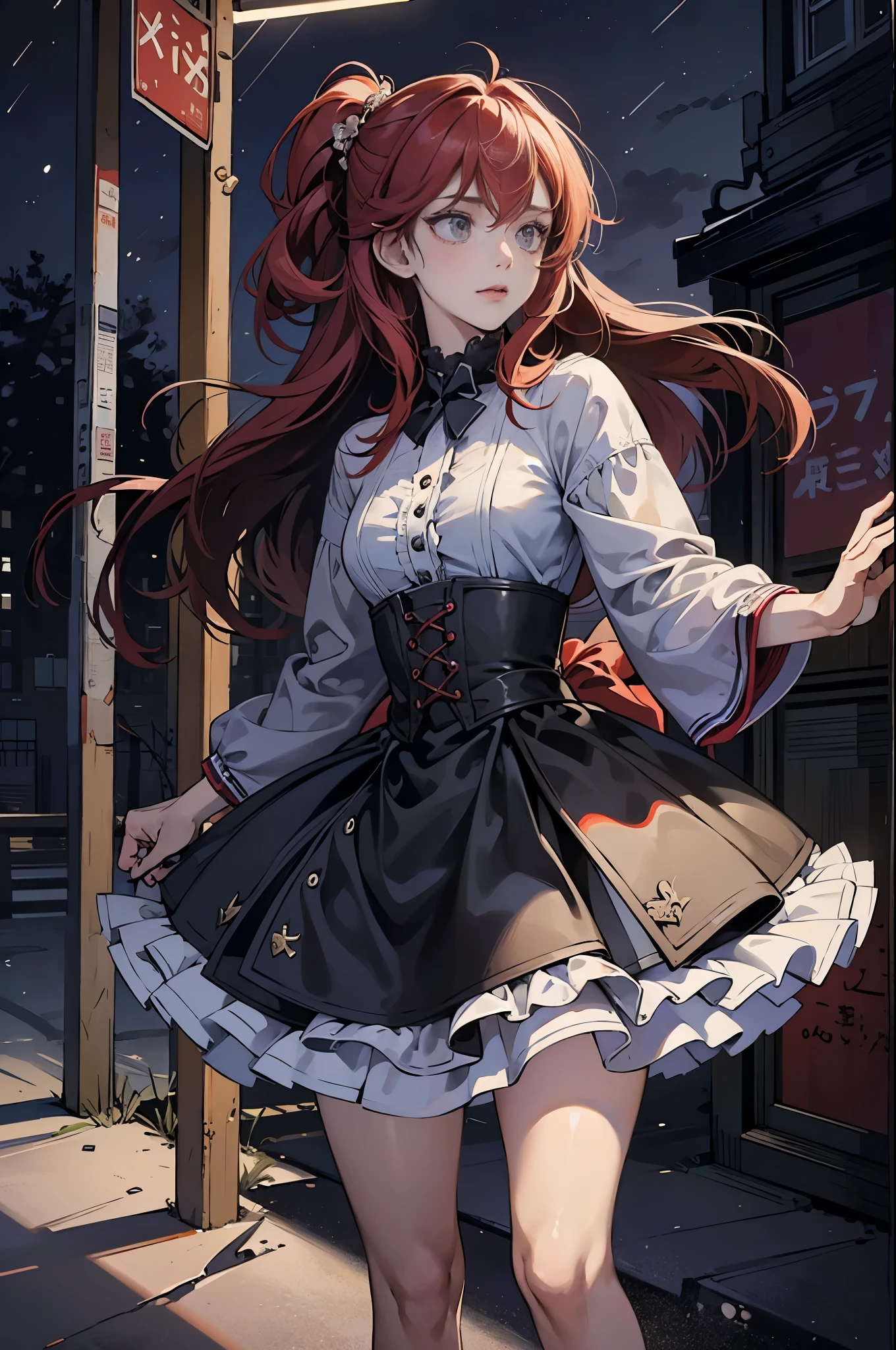 ((Top quality, super detailed, high resolution, very detailed CG, unity wallpaper 8k, by famous artist, perfect anatomy, highly detailed skin, cinematic lighting, high resolution, retina, anatomically correct, 1080P)), ((Please draw a couple in love of a girl and a boy on a lovely date., big:1.3), ((boy and girl)), ((girl's details: face,13 years old:3.0, girl's height: 152cm, she is small, short, she is very short, too small, 13 years old very young teenager, she has the body of a 13 year old immature high school student., very , androgynous amulet, body , thin arms and legs, very skinny. red hair, straight bangs, hair ribbon, collection. red hair girl. golden-yellow-amber perfect eyes. she is cute, tender, adorable, beautiful, lovely, Cute and ulzzang. She wears a spoiled moe dress of Japanese fashion.. bare arms, shoulders and legs)) ((Only the girl has red hair)) ((Child details: face, 17 years old:2.0, Amamiya Ren:2.0, &#39;height: 172cm, black haired boy, tall boy, mature male, athletic, manly, masculine, elegant, mature boy, high school student, dark brown haired boy, masculine, manly, small rear, beautiful detailed full dark brown eyes, wearing glasses, perfect eyes, ropa juvenil elegant hombre, black pants, boy is more mature, mature boy)) (detailed lighting), ((detailed background)), ((night romantic date walking the streets of Tokyo)), full body shot, ((perfect every five fingers, perfect ends, whole fingers, perfect fingers, perfect arms)) ((man and woman)) ((romantic kiss)) (((the girl is much smaller than the boy))) ((couple of a girl and a boy)) ((big)) (((the boy is very tall, the girl is very short))) ((perfect fingers, perfect hands)) ((perfect feet)) ((kiss face to face, very close)) ((perfect detailed face))
Information