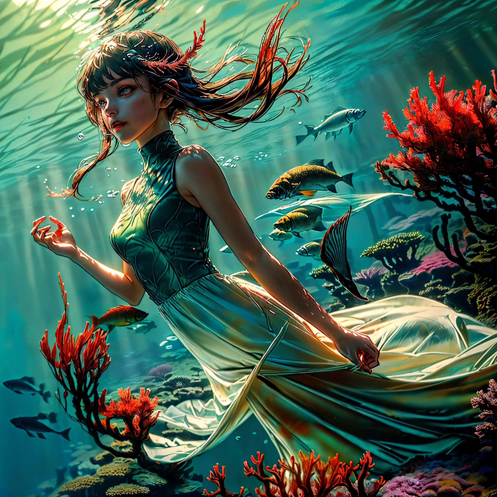 (((masterpiece))),(((best quality))),((ultra-detailed)),((underwater)),(illustration),(beautiful detailed water),((coral)),open tuck,((extremely delicate and beautiful girls)),dynamic angle,floating,(beautiful detailed eyes),(detailed light),(loli),floating hair,glowing eyes,(splash),underwater),((fishelack hair,green right eye,iceblue left eye,very long white dress,feather,nature,(sunlight),(underwater forest),(painting),(bloom),(detailed glow),(drenched),seaweed,fish,(((Tyndall effect))),face to face UnrealEngine5 ultra Cinematic_Sunlight VanGogh masterpiece Goddess deep path equirectangular urban ultra_photo-realistic meticulously intricate ultra_high-details ultra_high-quality ultra_high-def ultra_high-res optimal ultra_sharpness focus perfection accurate volumetric Lightning contrast global illumination cgi vfx sfx reflex Octane_rendered extreme improved radiant graduated UHD XT3 DSLR HDR romm rgb pbr 3dcg fxaa blu-ray vivid colors-coded backlight frontlight anti-aliasing fkaa txaa rtx ssao opengl-shaders glsl-shaders post-processing post-production cell-shading tone-mapping luminescence Crystalline sex naked nsfw varies multi etc. --s 1000 --c 20 --q 20 --chaos 100