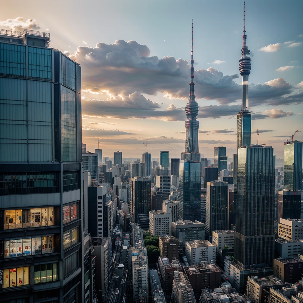 Tokyo, Japan, ultra realistic, highly detailed, hdr, high contrast, shiny, beautiful city