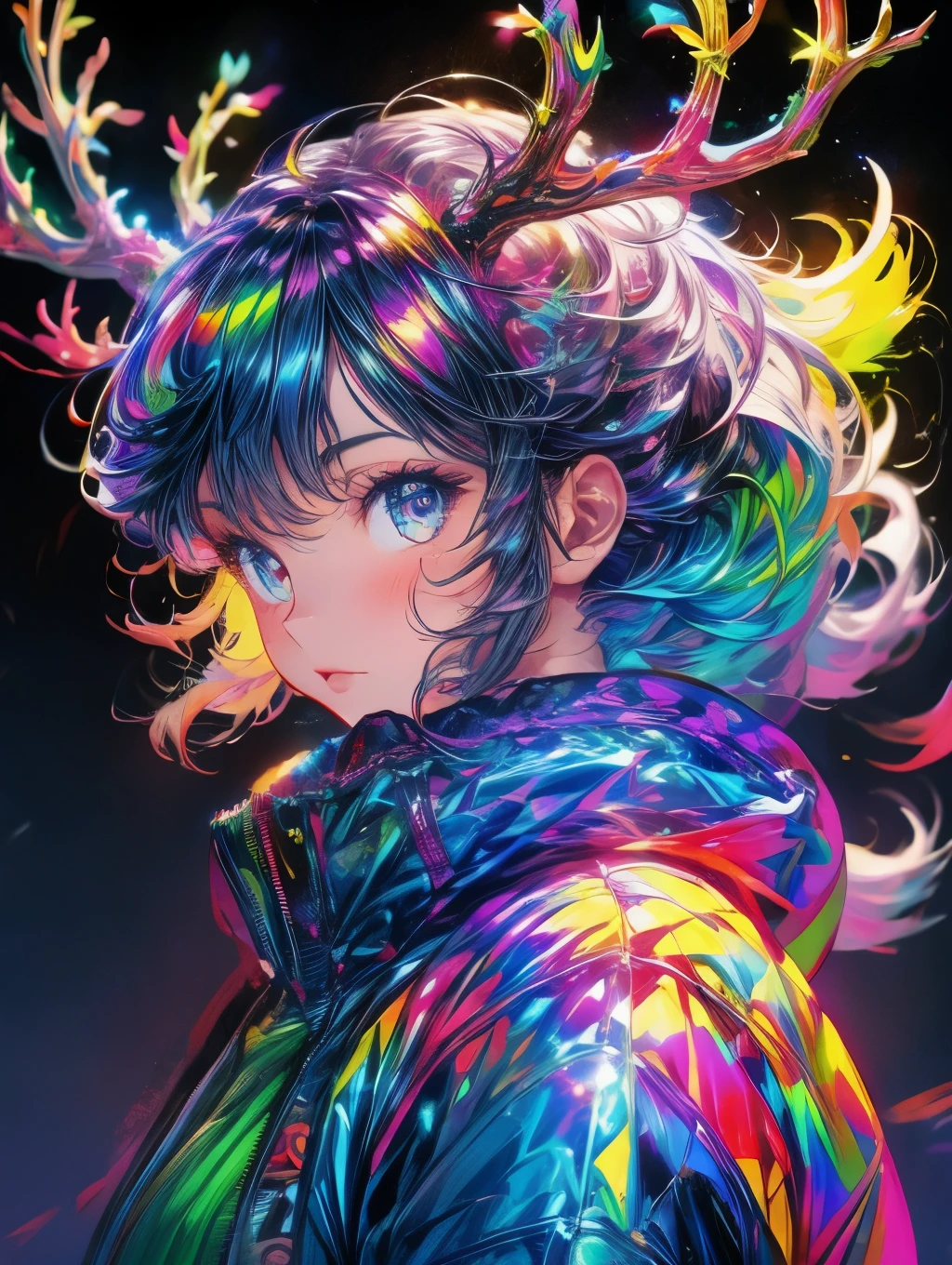 coil,Colorful colors,God's deer