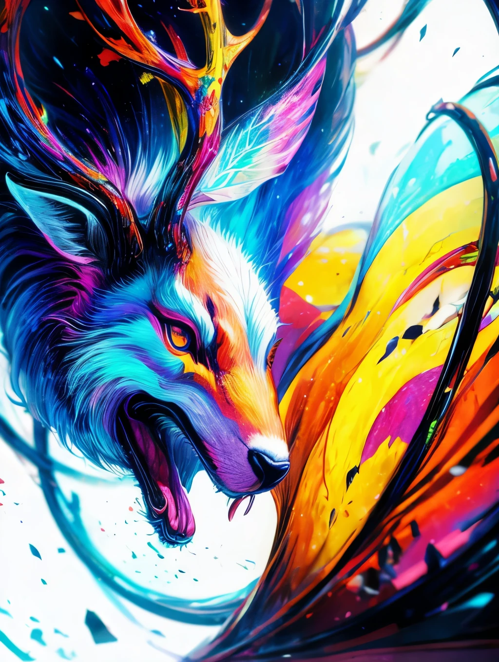 coil,Colorful colors,God's deer