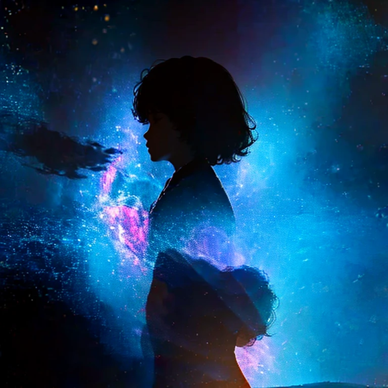 The soul wanders in the starry sky