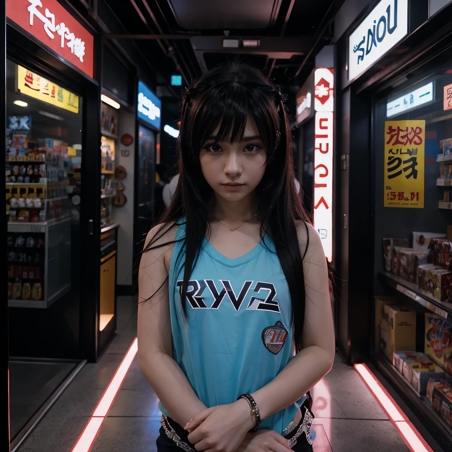 Y2k anime with riyakehigh vibes