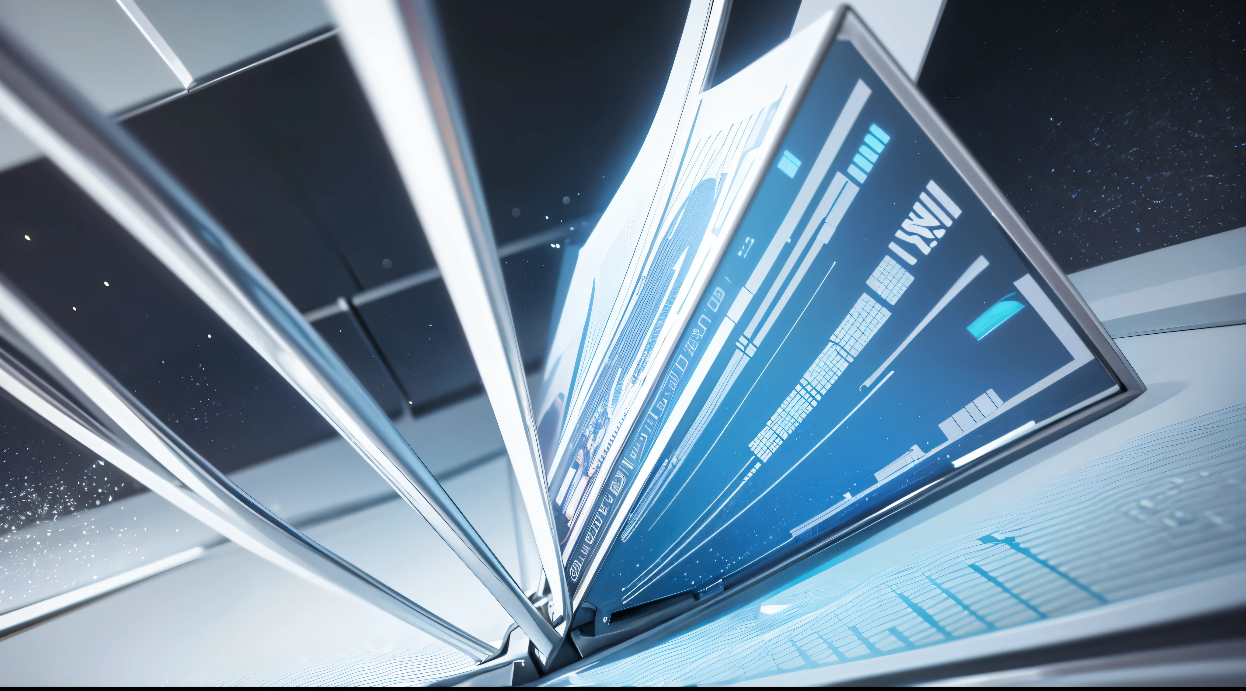 Engaging 3D visualization featuring stunning graphs、glinting