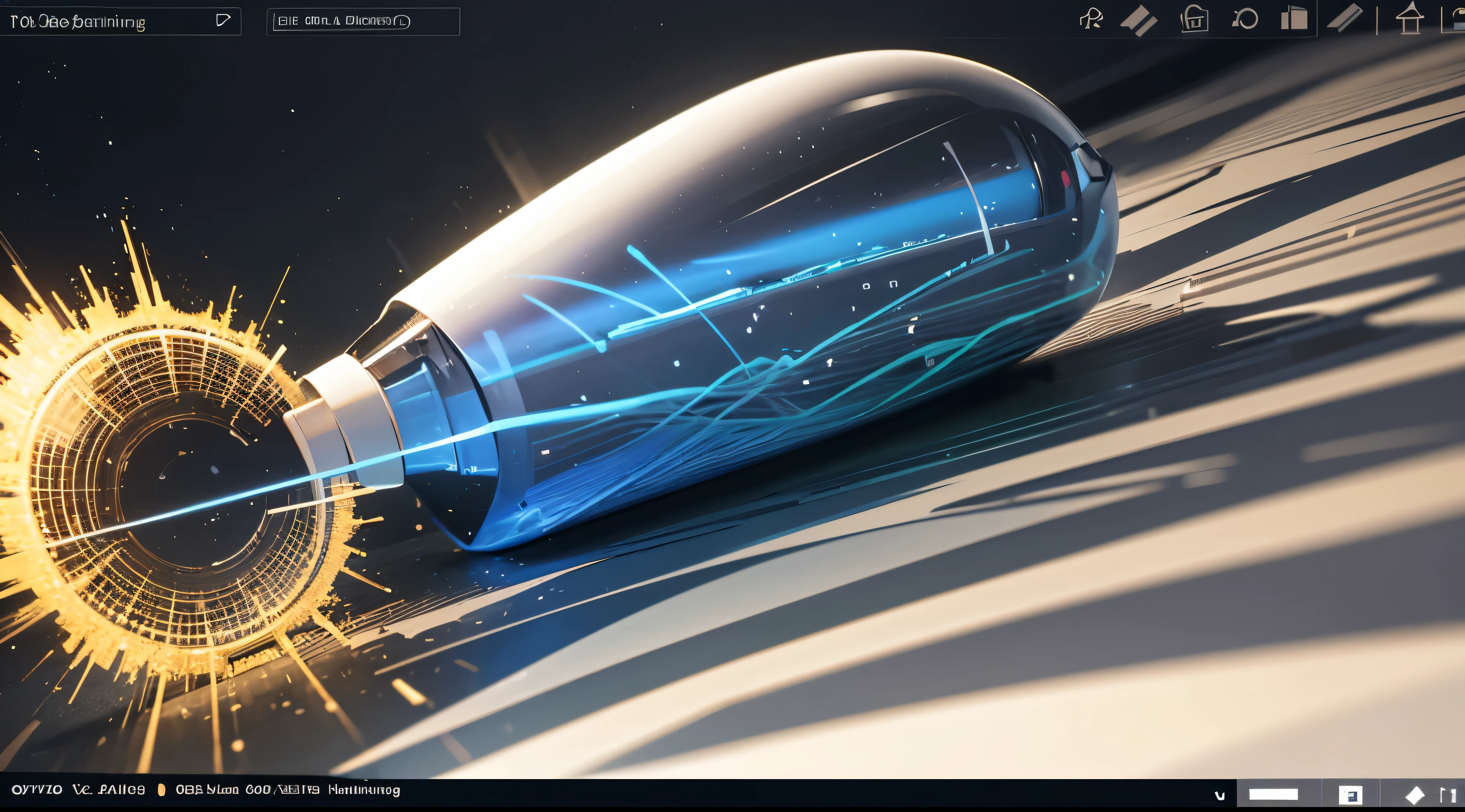 Engaging 3D visualization featuring stunning graphs、glinting