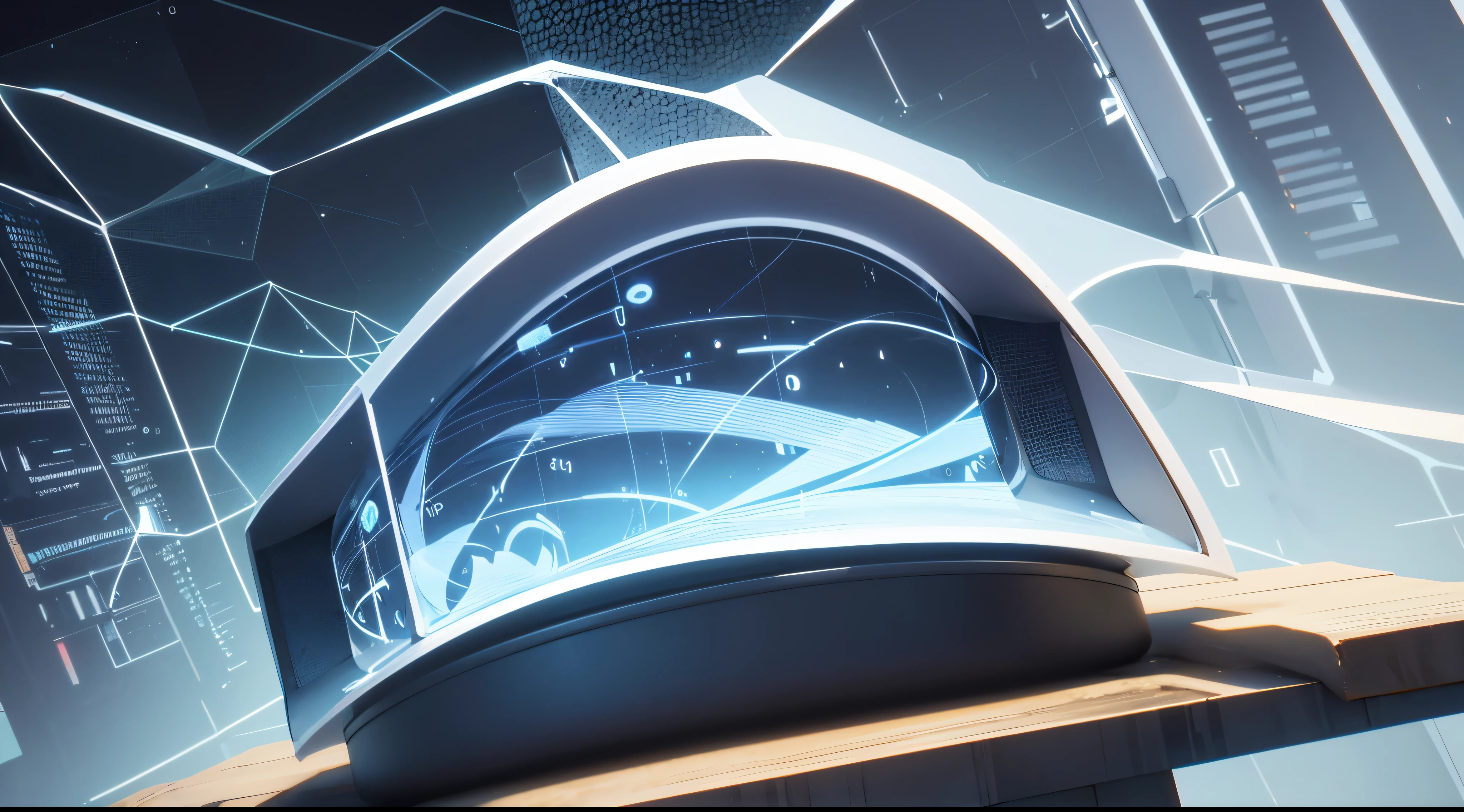 Engaging 3D visualization featuring stunning graphs、glinting